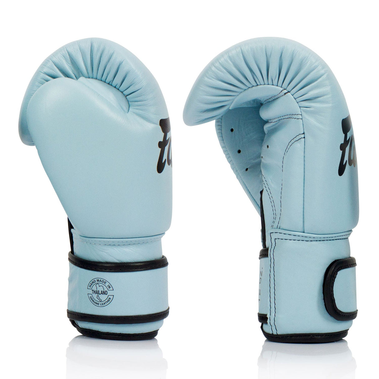 Fairtex BGV20 Leather Boxing Gloves Pastel Blue