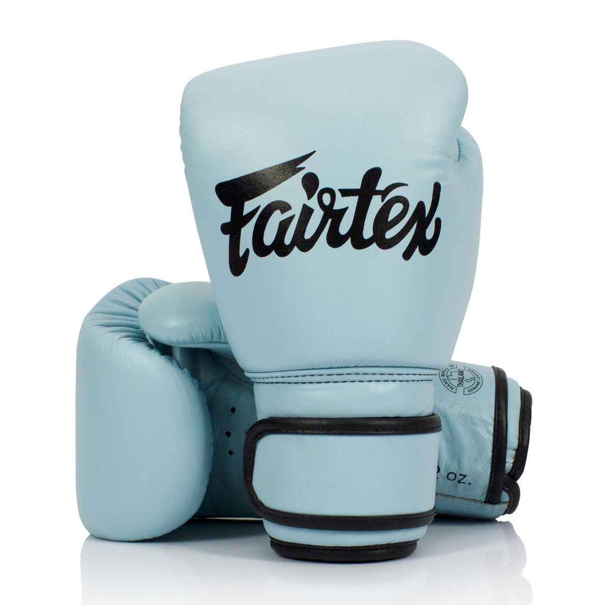 Fairtex BGV20 Leather Boxing Gloves Pastel Blue