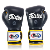 Fairtex BGV9 Mexican Style Boxing Gloves Blue/Yellow