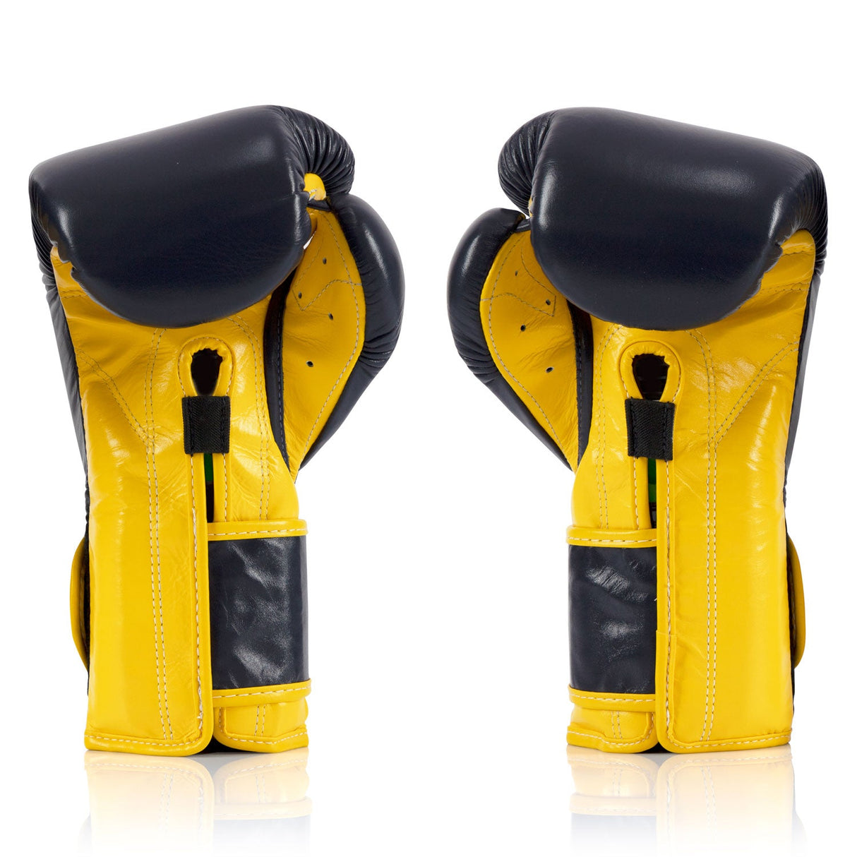 Fairtex BGV9 Mexican Style Boxing Gloves Blue/Yellow