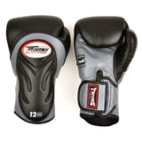 Twins Special BGVL6 Long-Cuff Boxing Gloves Black/Grey