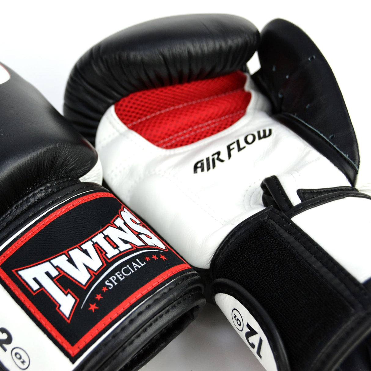 Twins Special BGVLA2-2T Air Flow Boxing Gloves - Black/White/Red