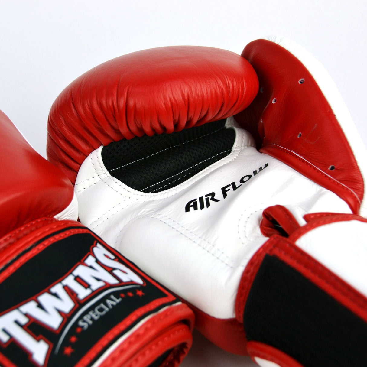 Twins Special BGVLA2-2T Air Flow Boxing Gloves - Red/White/Black