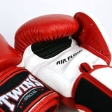 Twins Special BGVLA2-2T Air Flow Boxing Gloves - Red/White/Black