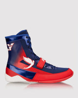 Fly Storm Boxing Boots Blue/White/Red