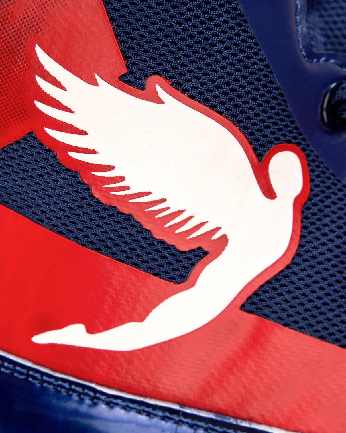 Fly Storm Boxing Boots Blue/White/Red