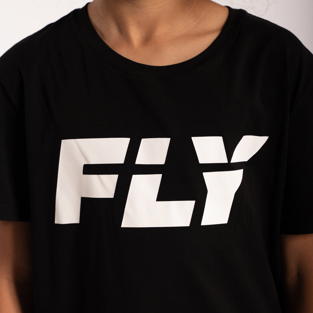 Fly Kids Big Logo Tee Black