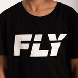 Fly Kids Big Logo Tee Black