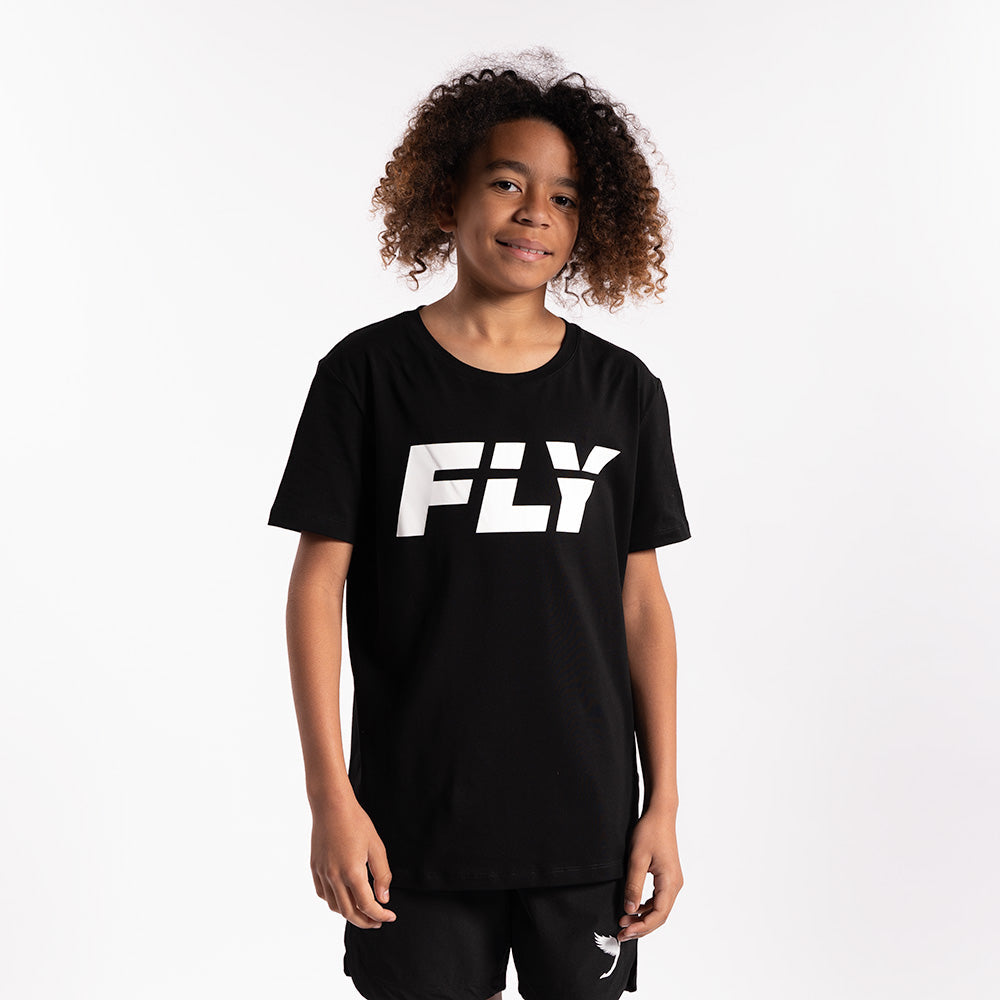 Fly Kids Big Logo Tee Black