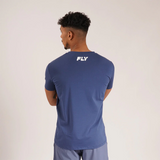 Fly Monogram Tee Navy