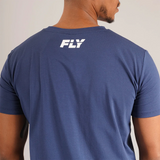 Fly Monogram Tee Navy