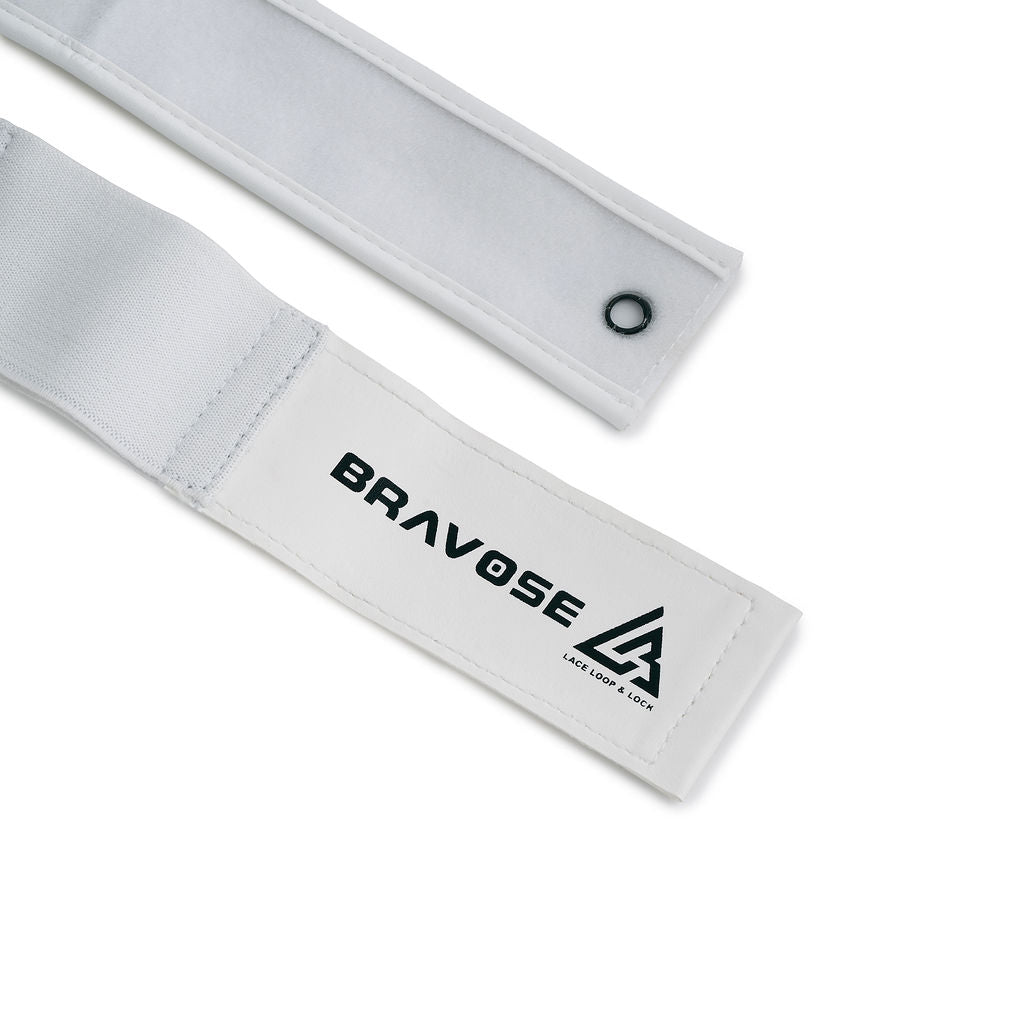Bravose Lace Loop Lock Straps White
