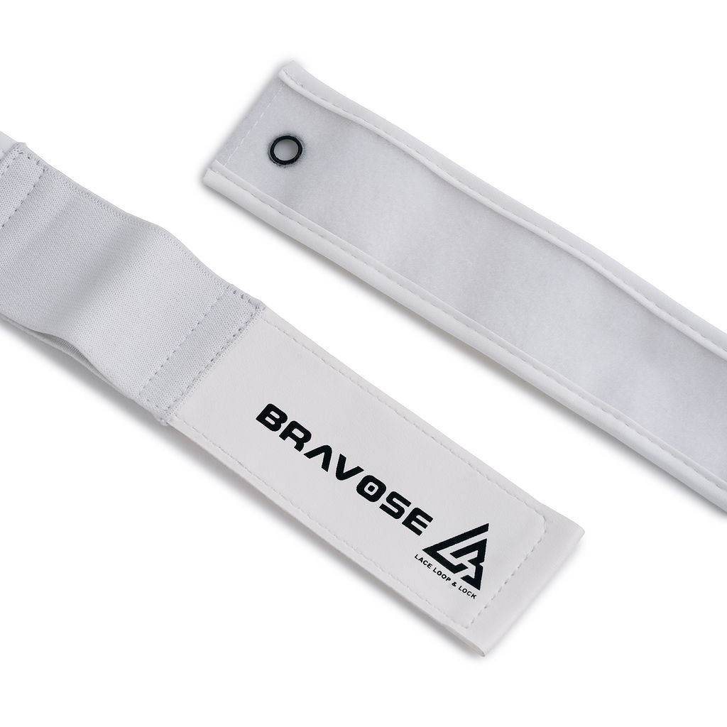 Bravose Lace Loop Lock Straps White