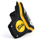 Fairtex BPV3 Microfiber Belly Pad Black/Gold