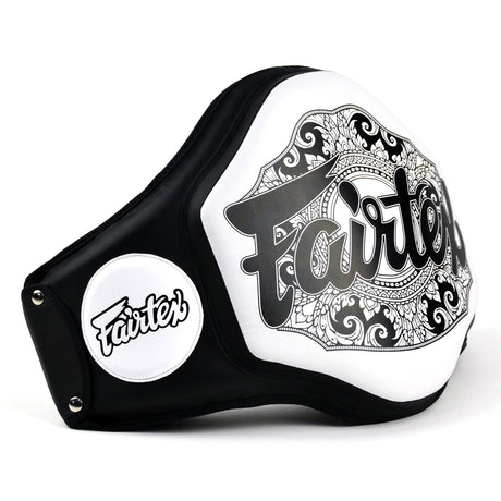 Fairtex BPV3 Microfiber Belly Pad Black/White
