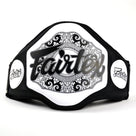 Fairtex BPV3 Microfiber Belly Pad Black/White