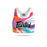 Fairtex BRA03 World Music Sports Bra White