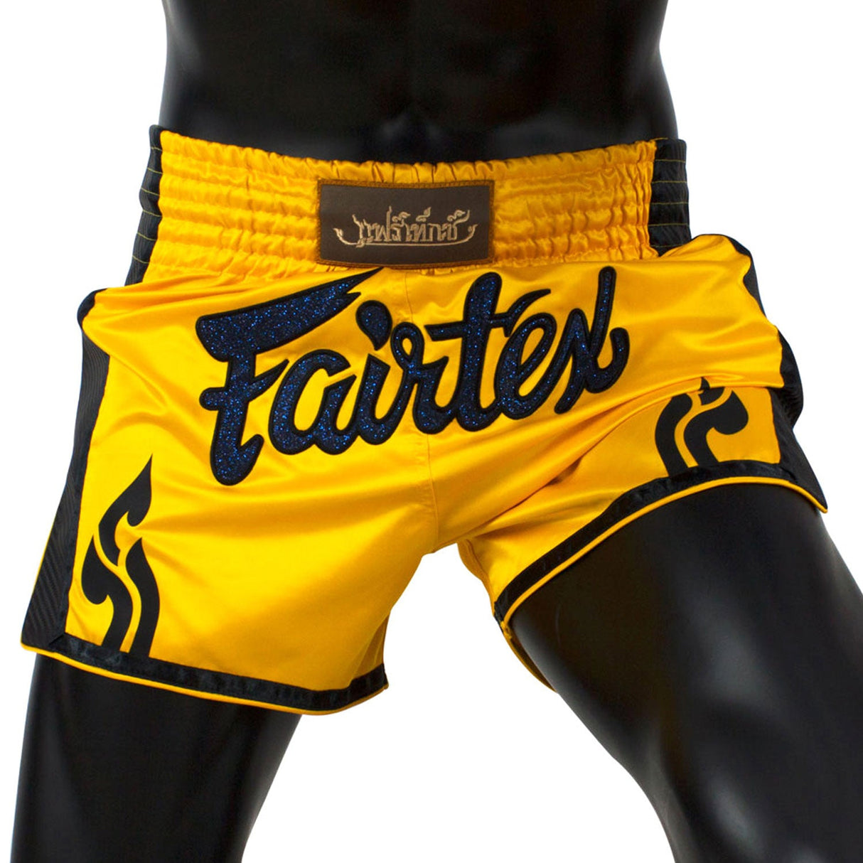 Fairtex BS1701 Slim Cut Muay Thai Shorts Yellow