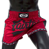 Fairtex BS1703 Slim Fit Muay Thai Shorts Red/Black