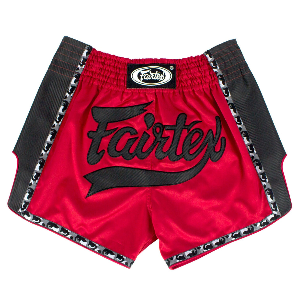 Fairtex BS1703 Slim Fit Muay Thai Shorts Red/Black