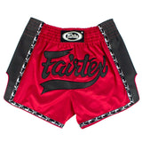Fairtex BS1703 Slim Fit Muay Thai Shorts Red/Black