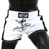 Fairtex BS1707 Slim Cut Muay Thai Shorts White