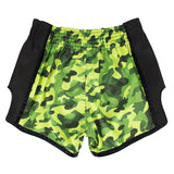 Fairtex BS1710 Slim Cut Muay Thai Shorts Green Camo