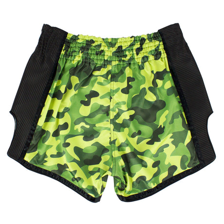 Fairtex BS1710 Slim Cut Muay Thai Shorts Green Camo