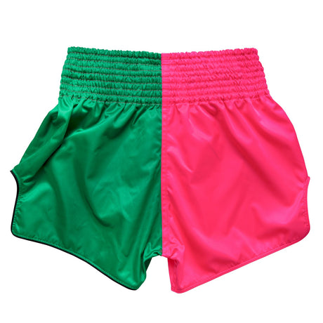 Fairtex BS1911 Fighter Pink-Green Muay Thai Shorts