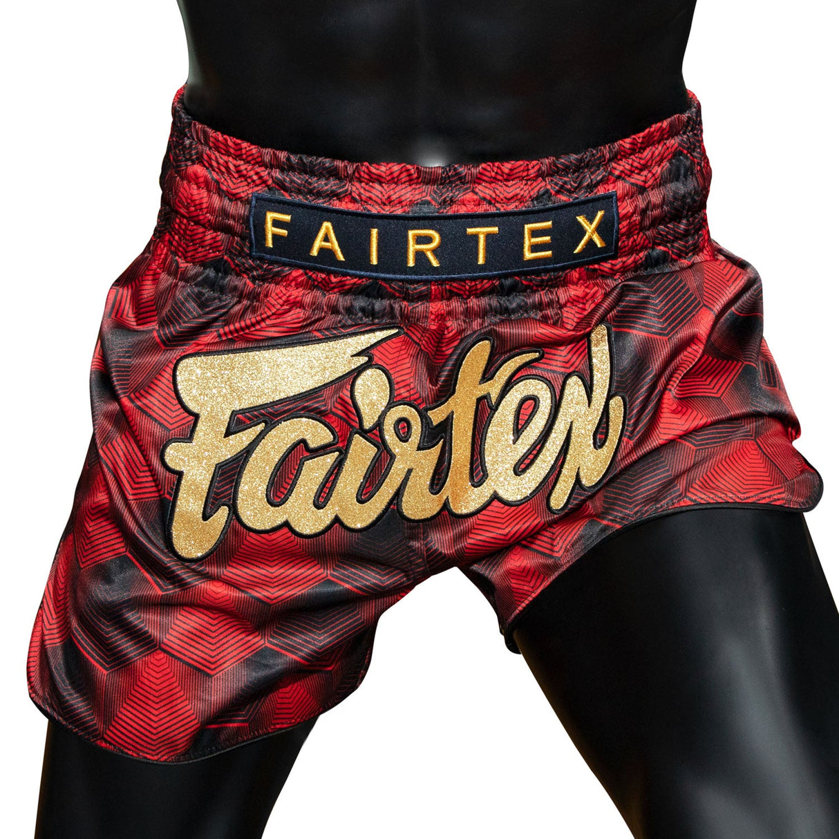 Fairtex BS1919 Red Stealth Muay Thai Shorts