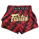 Fairtex BS1919 Red Stealth Muay Thai Shorts