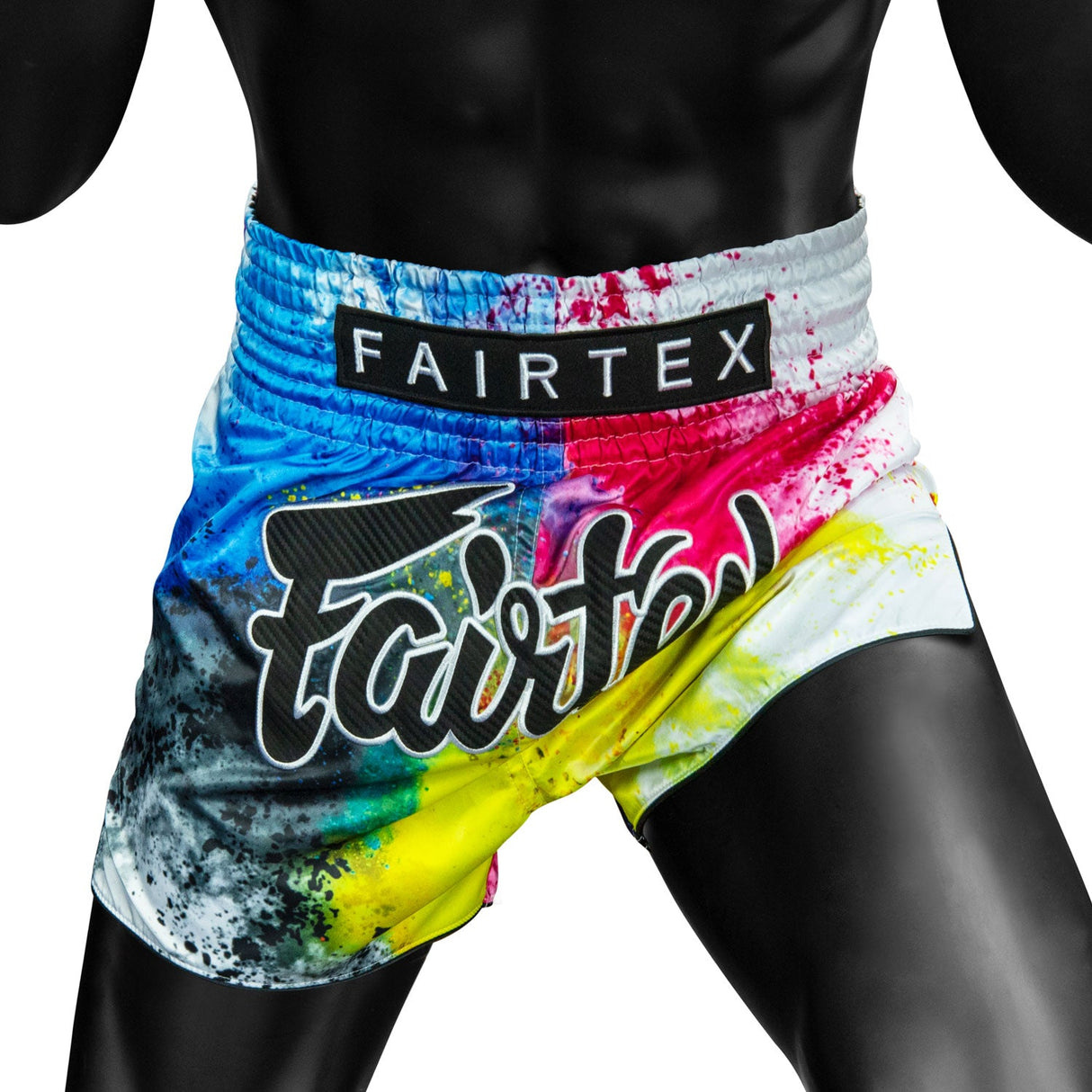 Fairtex BS1937 Acid Jazz Muay Thai Shorts White