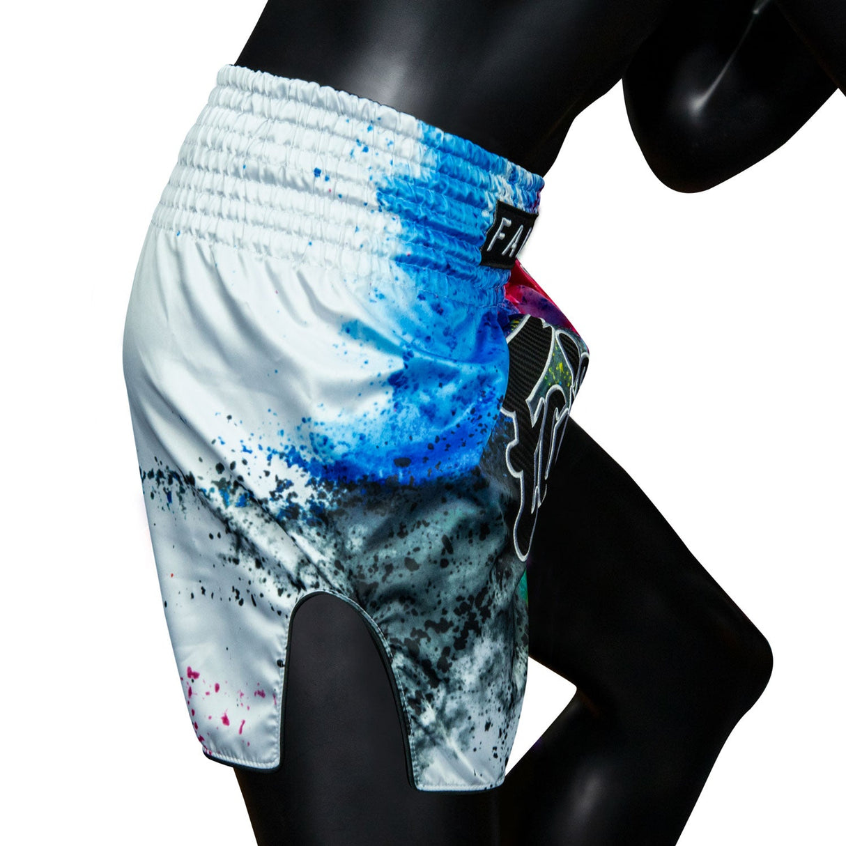 Fairtex BS1937 Acid Jazz Muay Thai Shorts White