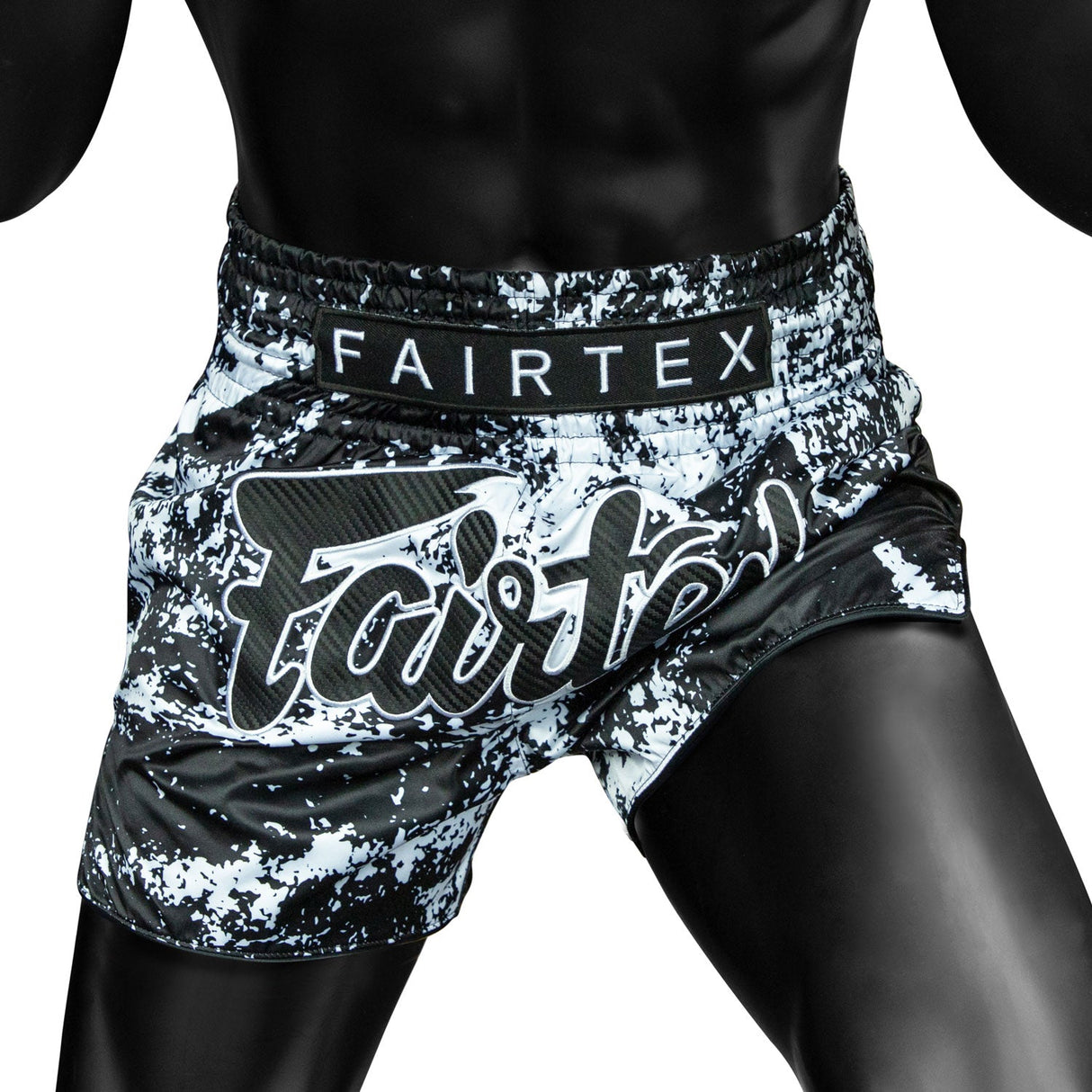 Fairtex BS1949 Grunge Black Muay Thai Shorts