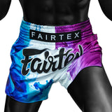 Fairtex BS1950 White Tech House Muay Thai Shorts