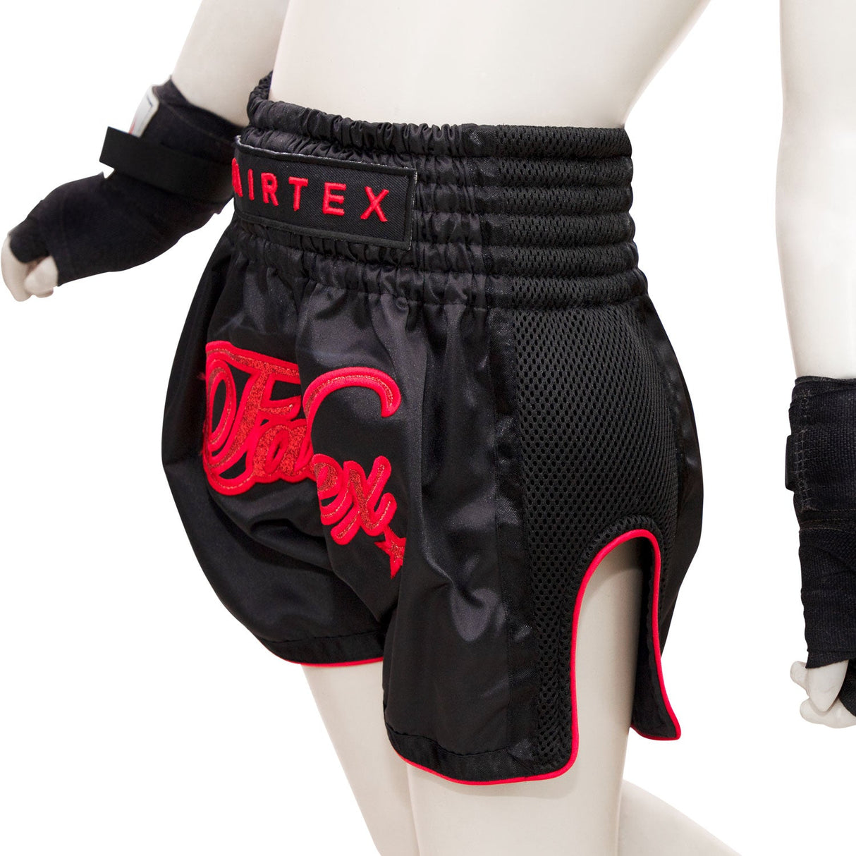 Fairtex BSK2104 Kids Midnight Red Muay Thai Shorts
