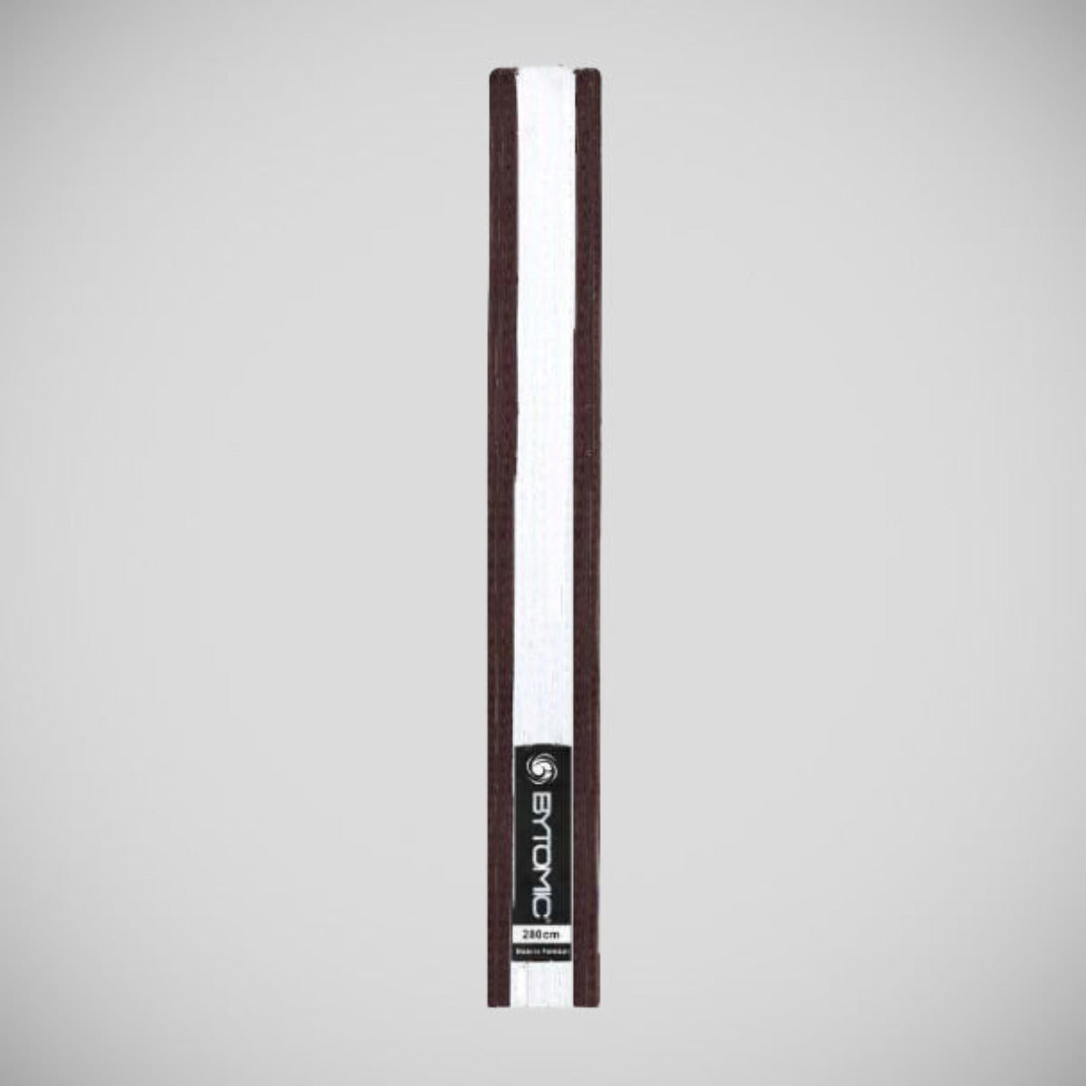 Bytomic Martial Arts Belt Braun/Weißer Streifen