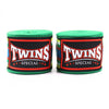 Twins Special CH2 Premium Cotton Hand Wraps Green