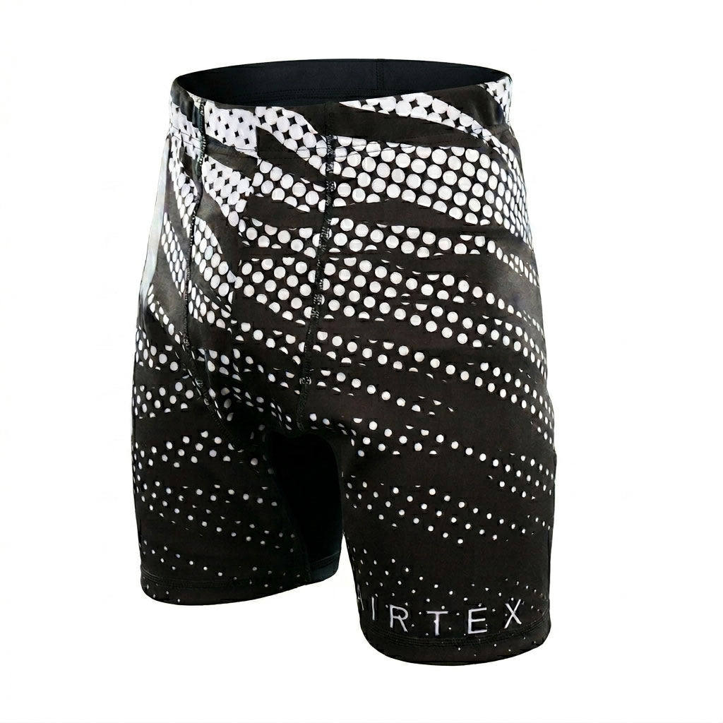 Fairtex CP10 Mens Vale Tudo Shorts Black/White