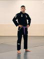 Manto Dogs BJJ Gi Black, front view