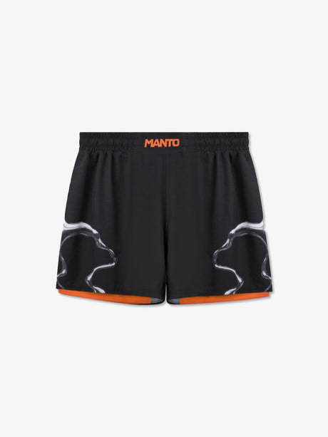 Manto Endurance Fight Shorts Black, front view