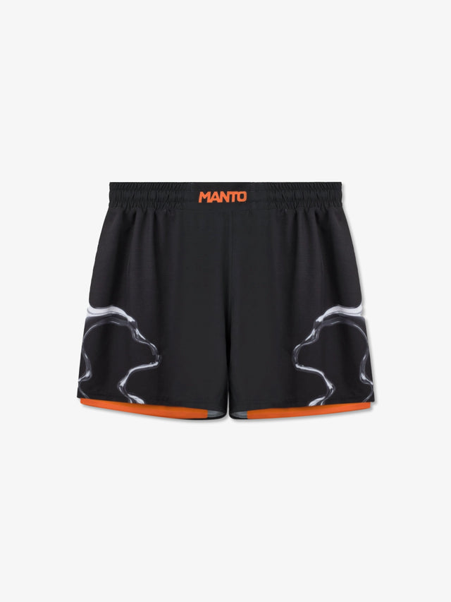 Manto Endurance Fight Shorts Black, front view