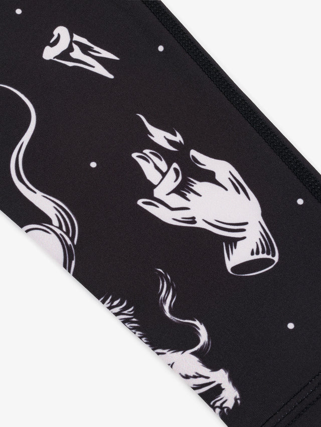 Manto Amor Fati Long Sleeve Rash Guard Black, view 4 of 10