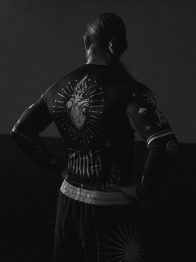 Manto Amor Fati Long Sleeve Rash Guard Black, view 8 of 10