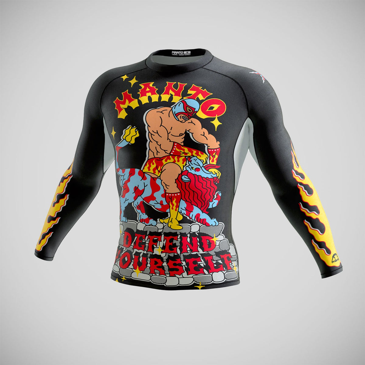 Vans Rash Guard Manto Lutador Rash Guard met lange mouwen Black van Made4 Fighters ...