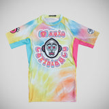 Manto CariBlanco Tie Dye Rash Guard Multi -kleuren met korte mouwen