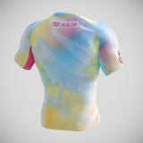 Manto CariBlanco Tie Dye Rash Guard Multi -kleuren met korte mouwen