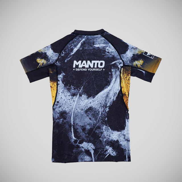 Manto Disobey Short Sleeve Rash Guard Black