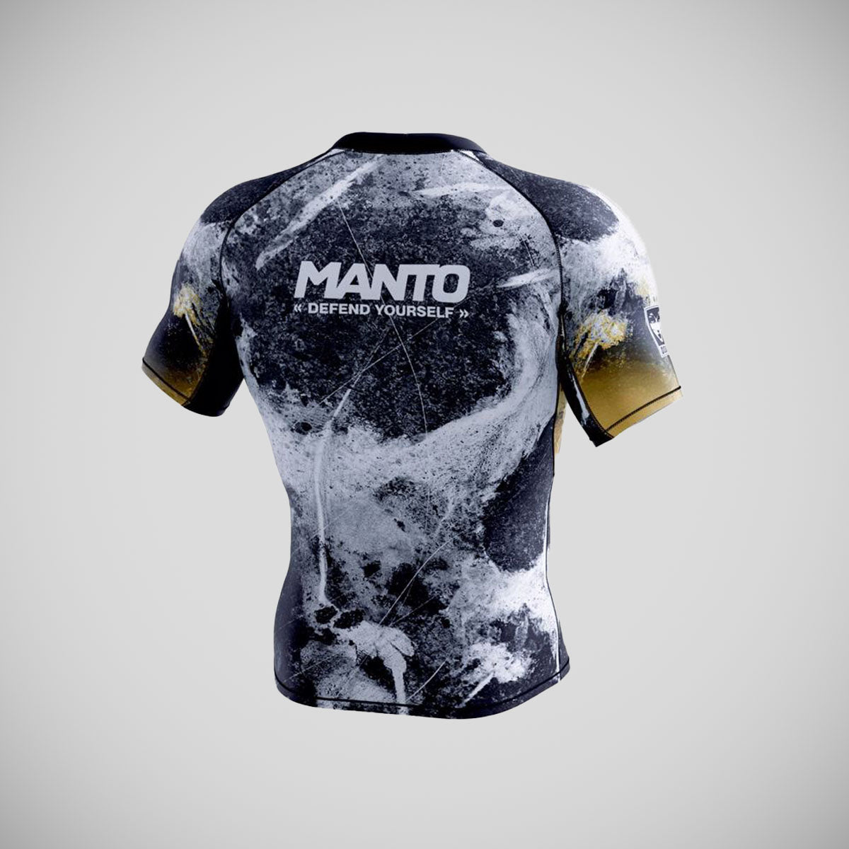 Manto ongehoorzaam aan de uitslag van korte mouwen Black Black