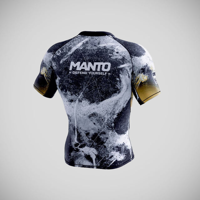 Manto Disobey Short Sleeve Rash Guard Black